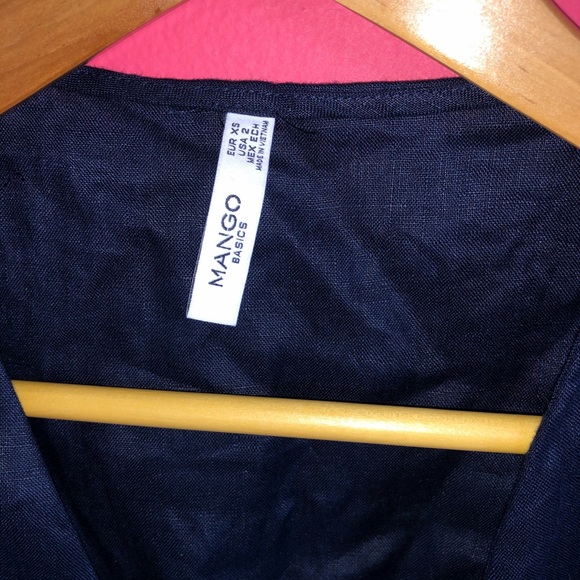 Mango wrap linen top - Picture 4 of 6
